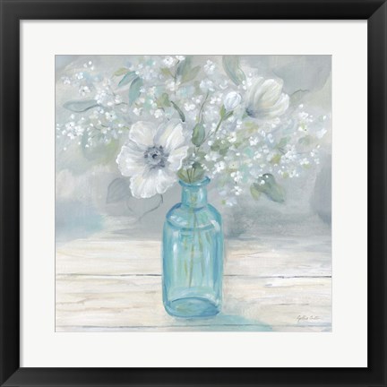 Framed Vintage Jar Bouquet II Print