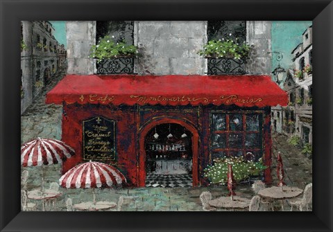 Framed Cafe Monmartre Print