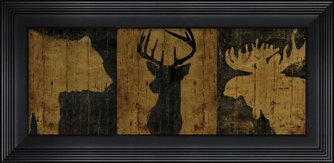 Framed Canada Trio Panel II Print