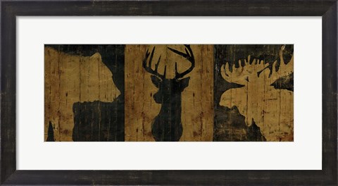 Framed Canada Trio Panel II Print