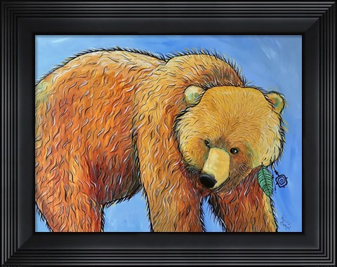 Framed Bear Print