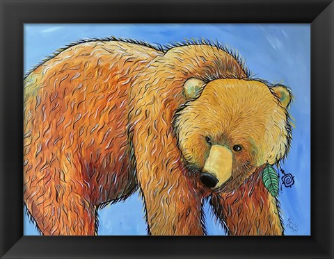 Framed Bear Print