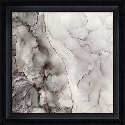 Framed Portland Skies Square Trio I Print