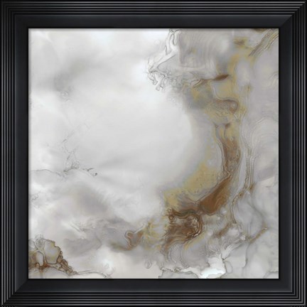 Framed Portland Skies Square Trio II Print