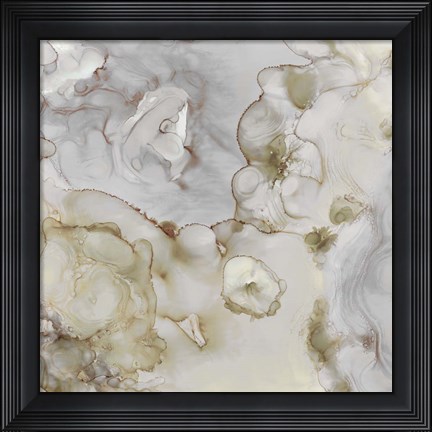 Framed Portland Skies Square Trio III Print