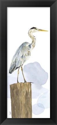 Framed Birds of the Coast Panel I Print