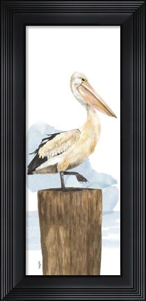 Framed Birds of the Coast Panel III Print
