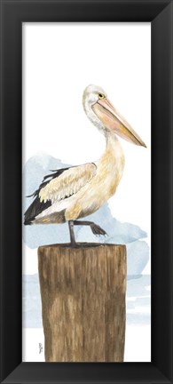 Framed Birds of the Coast Panel III Print