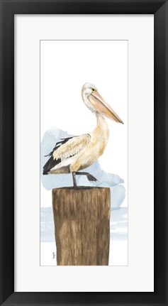 Framed Birds of the Coast Panel III Print