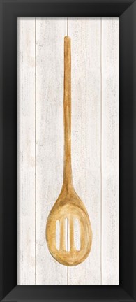 Framed Vintage Kitchen Wooden Spoon Print