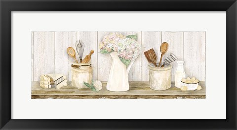 Framed Vintage Kitchen Panel Print