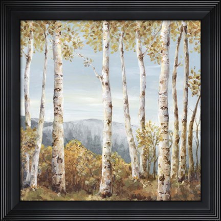 Framed Up Hill Print