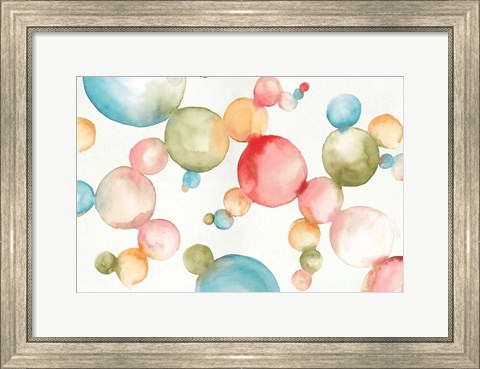 Framed Bubblegum Balloons Print