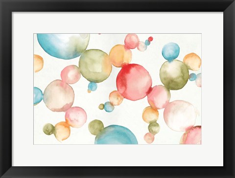 Framed Bubblegum Balloons Print