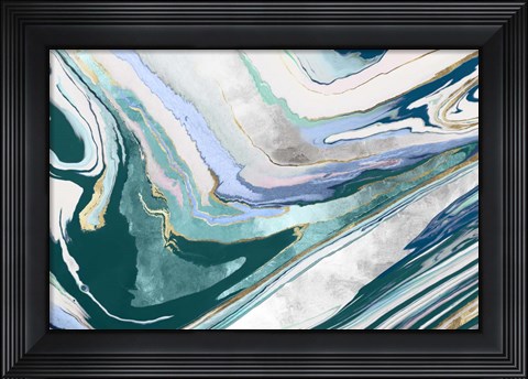 Framed Marble Petroleum I Print