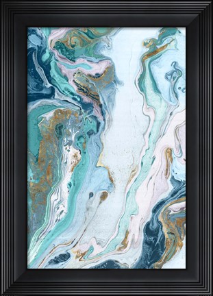 Framed Marble Petroleum II Print