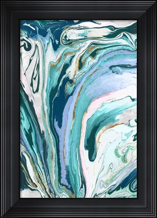 Framed Marble Petroleum III Print