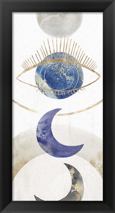 Framed Crescent Moon II Print