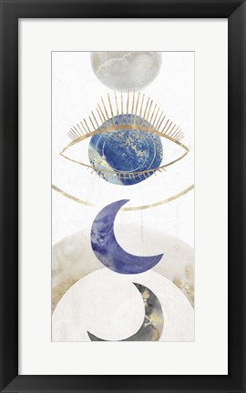 Framed Crescent Moon II Print