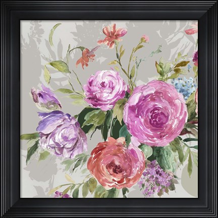 Framed Botanical Bouquet Print