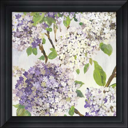 Framed Summer Hydrangea I Print