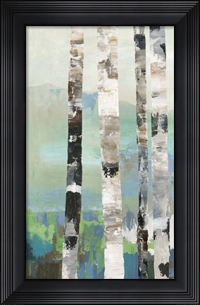 Framed Birchwood I Print