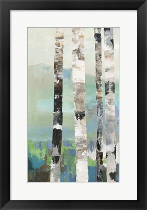 Framed Birchwood I Print