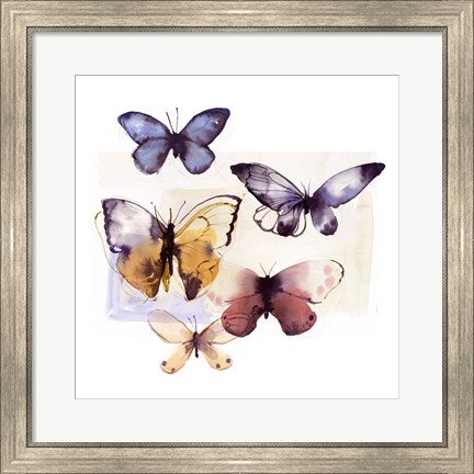 Framed Butterfly Fly Away III Print