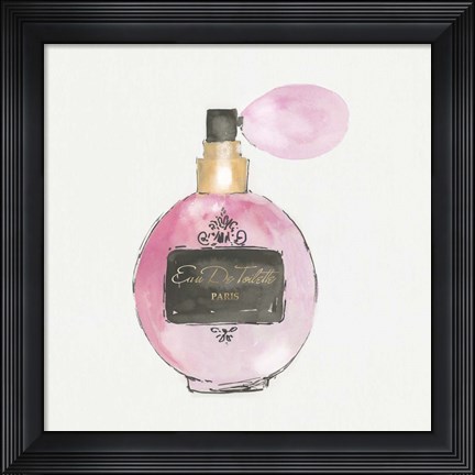 Framed Perfume Paris I Print