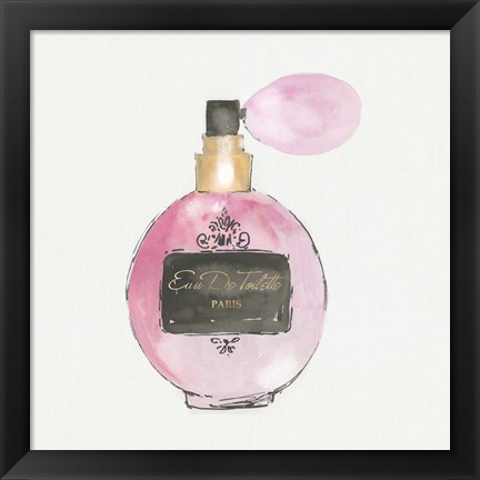 Framed Perfume Paris I Print