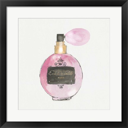 Framed Perfume Paris I Print