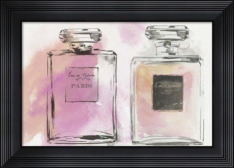 Framed Perfume Paris II Print