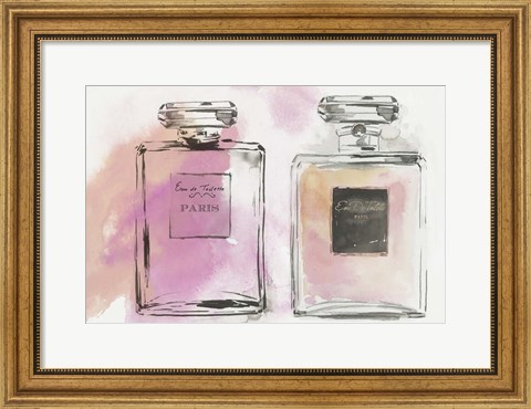 Framed Perfume Paris II Print