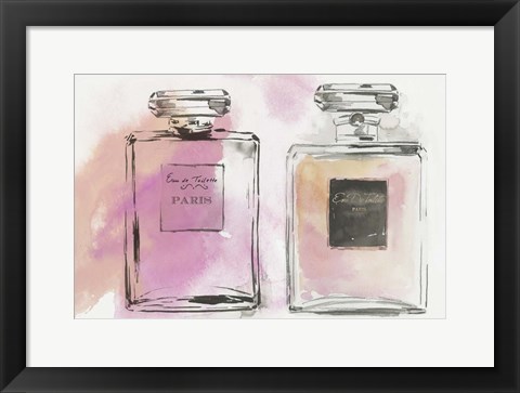 Framed Perfume Paris II Print