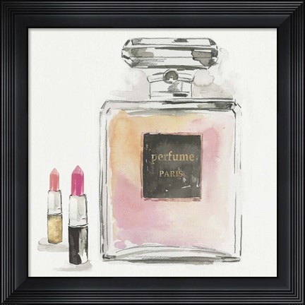 Framed Perfume Paris III Print