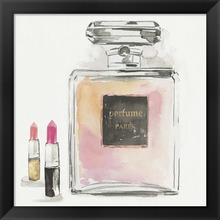 Framed Perfume Paris III Print