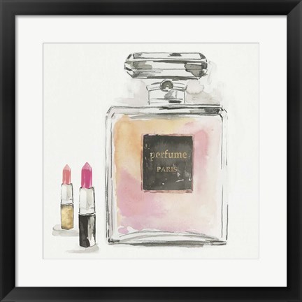 Framed Perfume Paris III Print