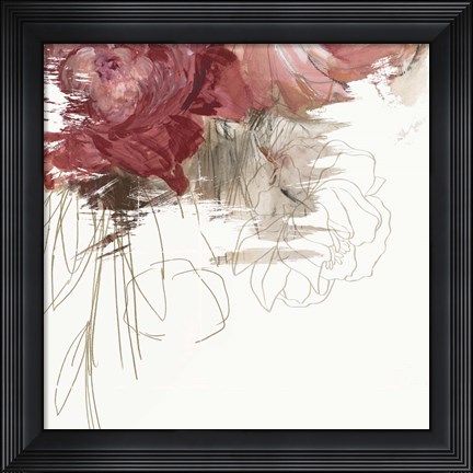 Framed Crimson Lust III Print