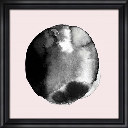 Framed New Moon II Blush Print