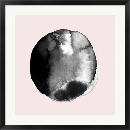 Framed New Moon II Blush Print