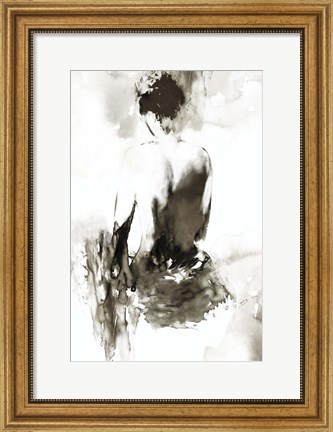 Framed Ink Lady Print