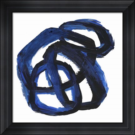 Framed Eternal Indigo III Print