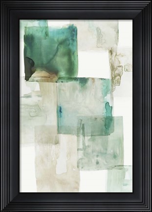 Framed Aperture II Green Print