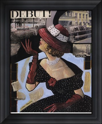 Framed Hollywood Debut Print