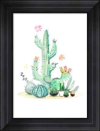 Framed Cactus III Print