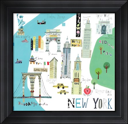 Framed New York City Print