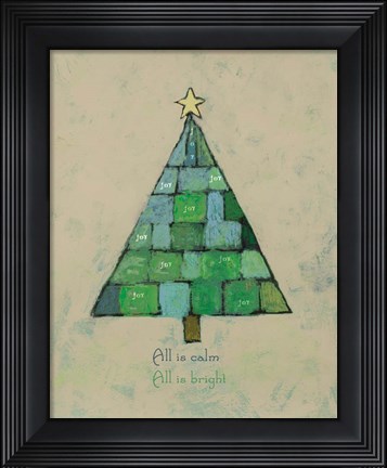 Framed Christmas Tree I Print