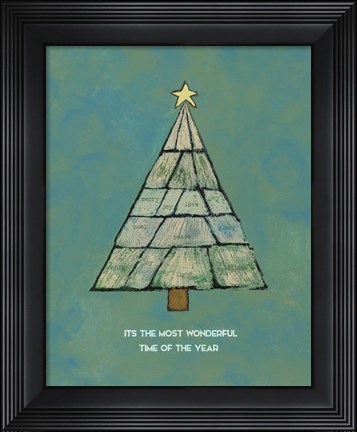Framed Christmas Tree II Print