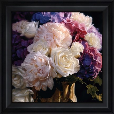 Framed Rhapsody in Bloom Print