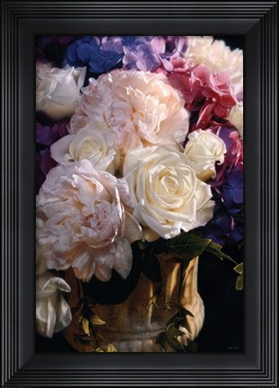Framed Rhapsody in Bloom - Vertical Print